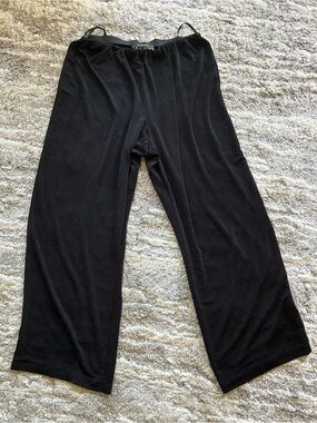 Alex Evenings Black Wide Leg Sparkle Pants-Women Size 8